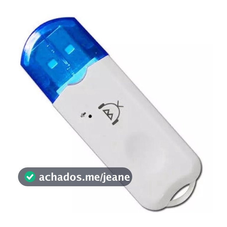 Adaptador Bluetooth USB Receptor de Áudio | Transmissor Wireless para Som, Carro, PC e Caixa de Som | Plug and Play