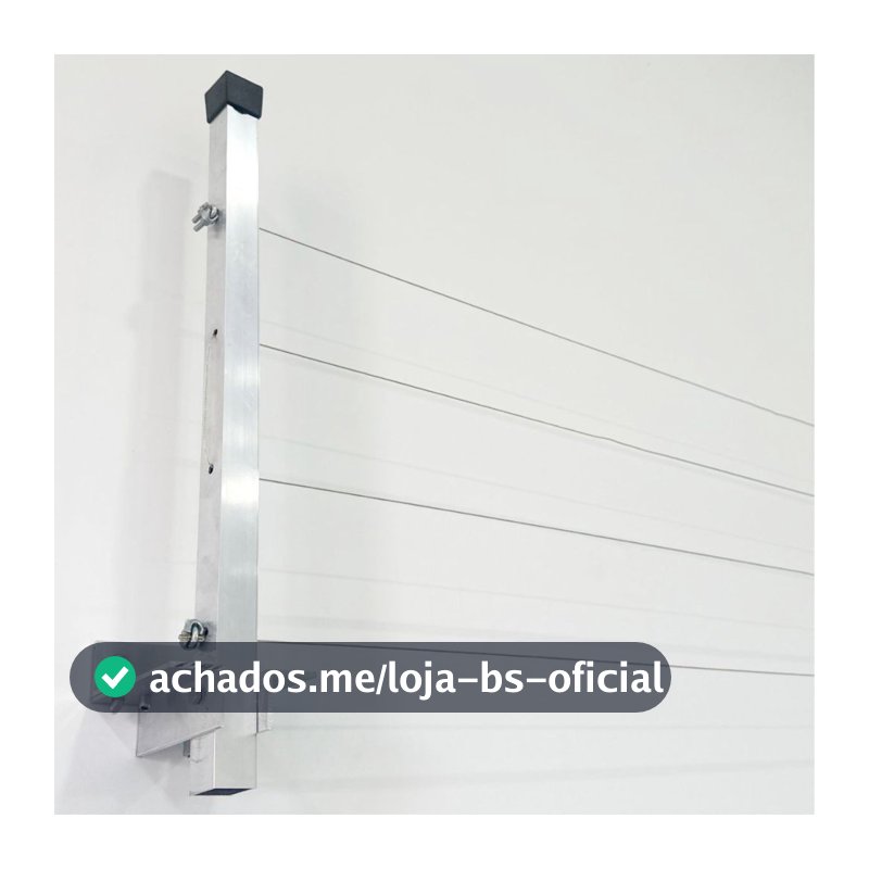 Varal Alumínio Reforçado Retrátil  De Parede Para Roupas Suporta Até 80kg