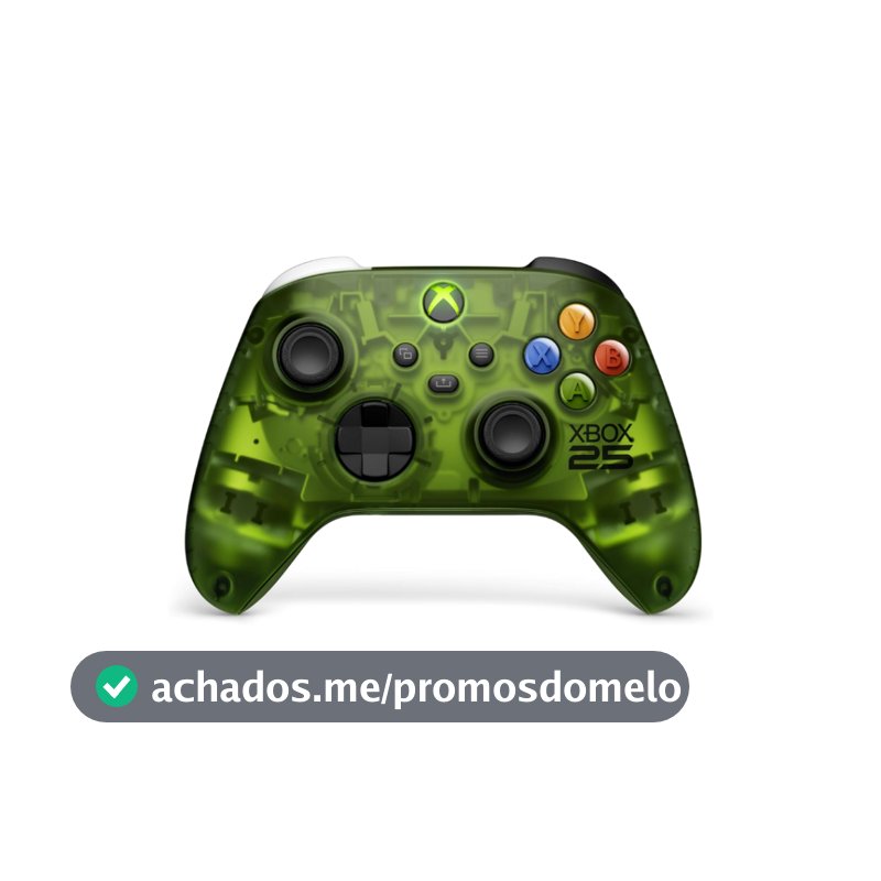 Controle sem fio XBOX - X25 Edição Especial de 25 anos - XBOX Series X/S, XBOX One, PCs, TVs, Mobile