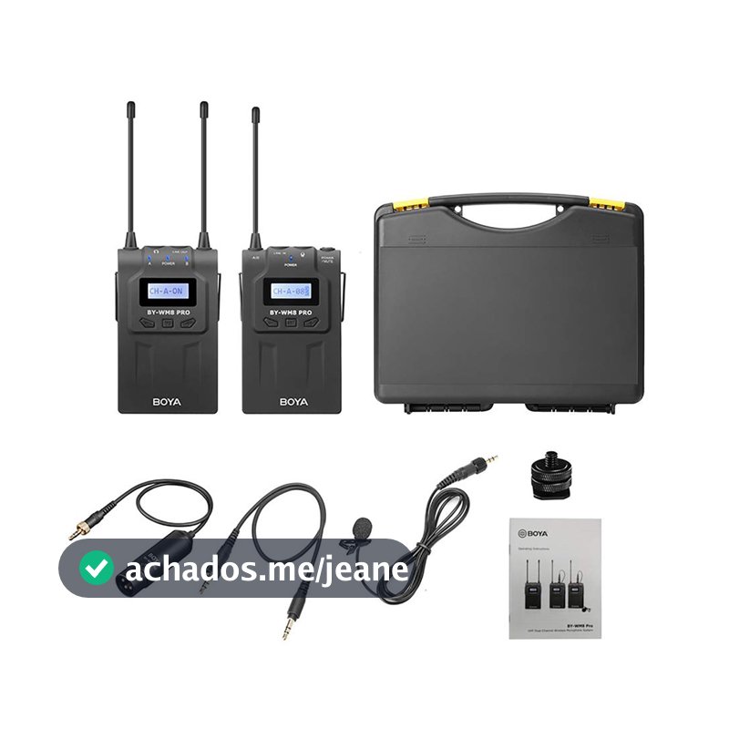 Microfone Wm8 Pro K1 Dslr Xlr Smartphones Wm8