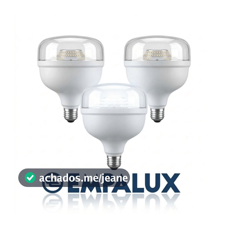 Kit 3 Lâmpadas LED Empalux 30W E27 6500K Branco Frio Econômica – Iluminação Potente e Duradoura