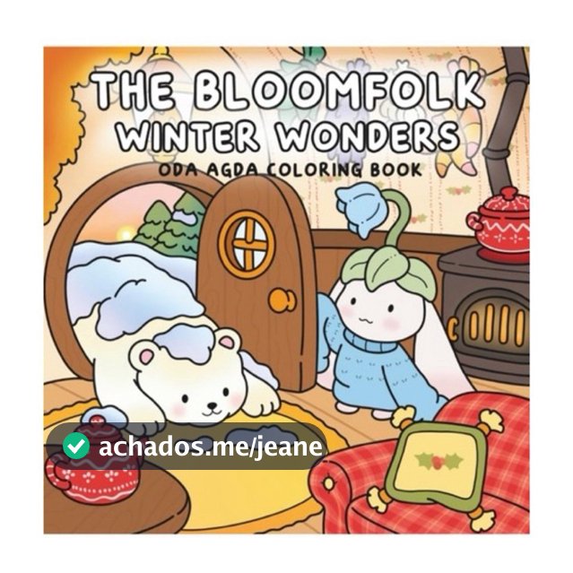 The bloomfolk Winter Wonders livro de colorir