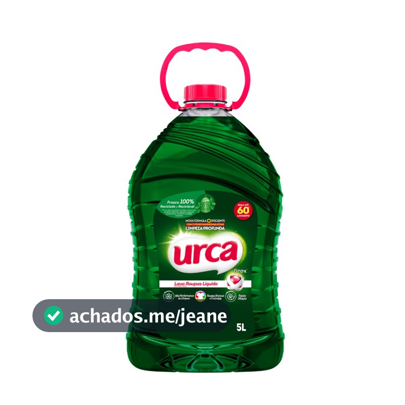 Lava Roupas Liquido Urca Verde - 5l