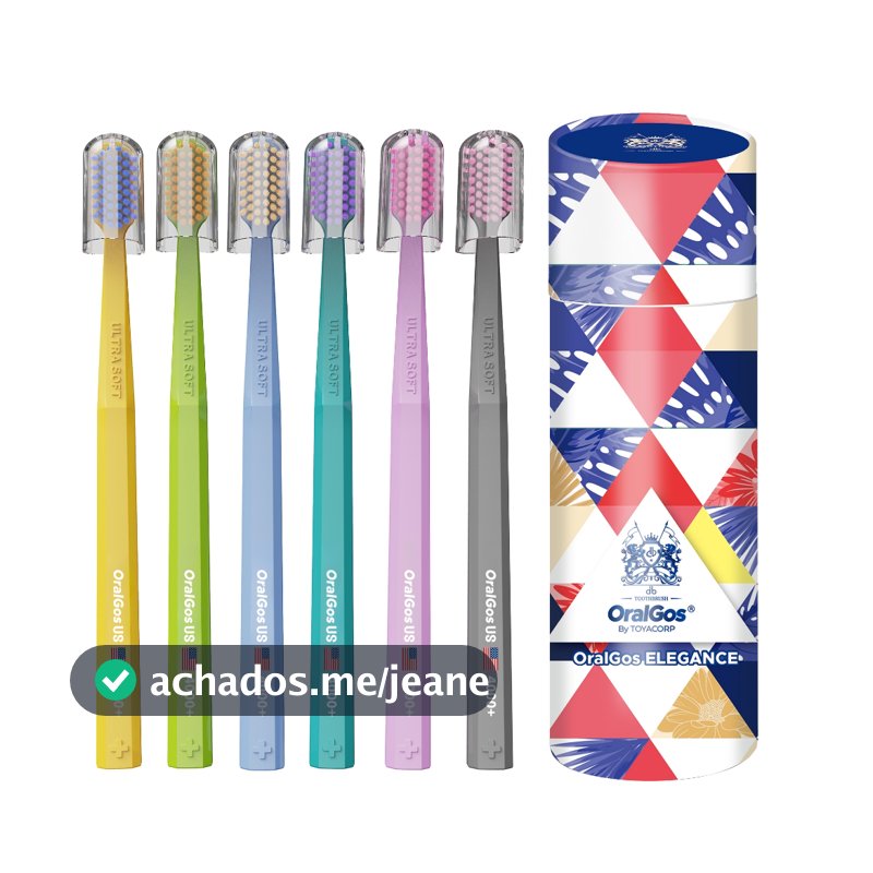 OralGos Pacote de Escova de Dentes Super Macia , Nano Cerdas de Super Densidade