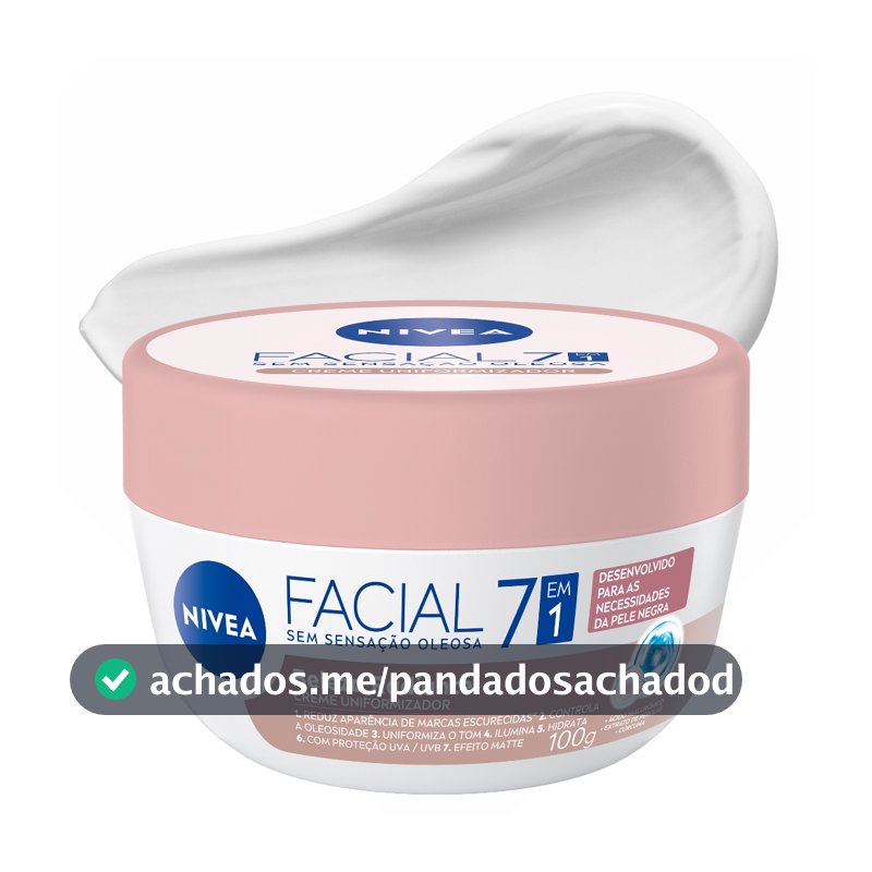 NIVEA Hidratante Facial Beleza Radiante 7 em 1 100g