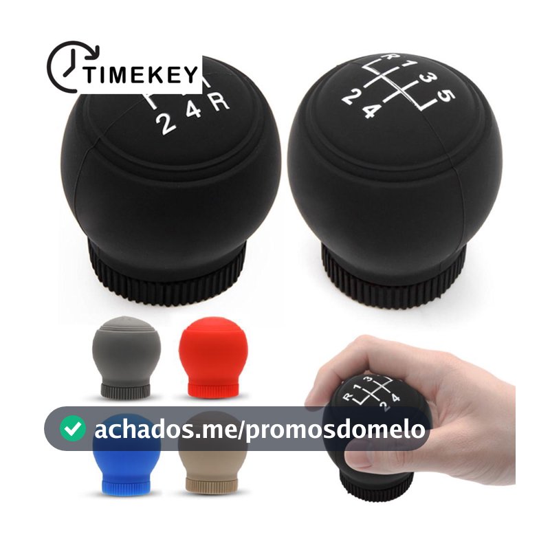 Universal Round 5/6 Speed Silicone Carro Caixa De Para Colarinhos De Mudança De Marcha Alavanca Acessórios De Decoração