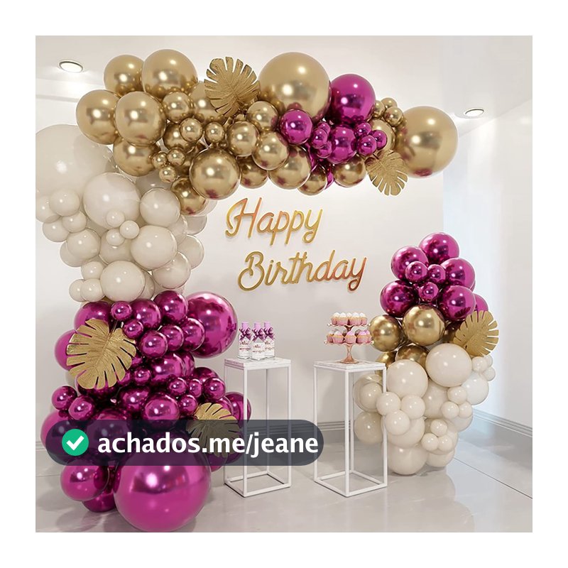 Kit 127 Balão Bexiga Liso Balões Peças Aniversário Festas Para Criança Meninos Meninas