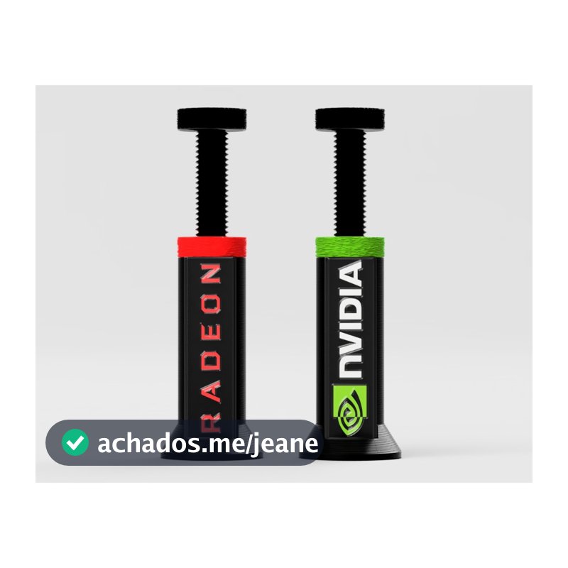 Suporte Ajustável para Placa de Vídeo GPU - NVIDIA e Radeon | Universal com Regulagem de Altura