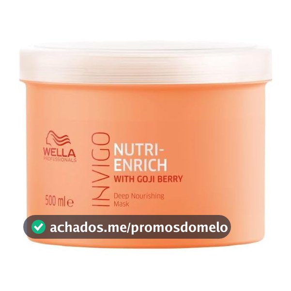 Máscara Invigo Nutri Enrich Wella 500ml
