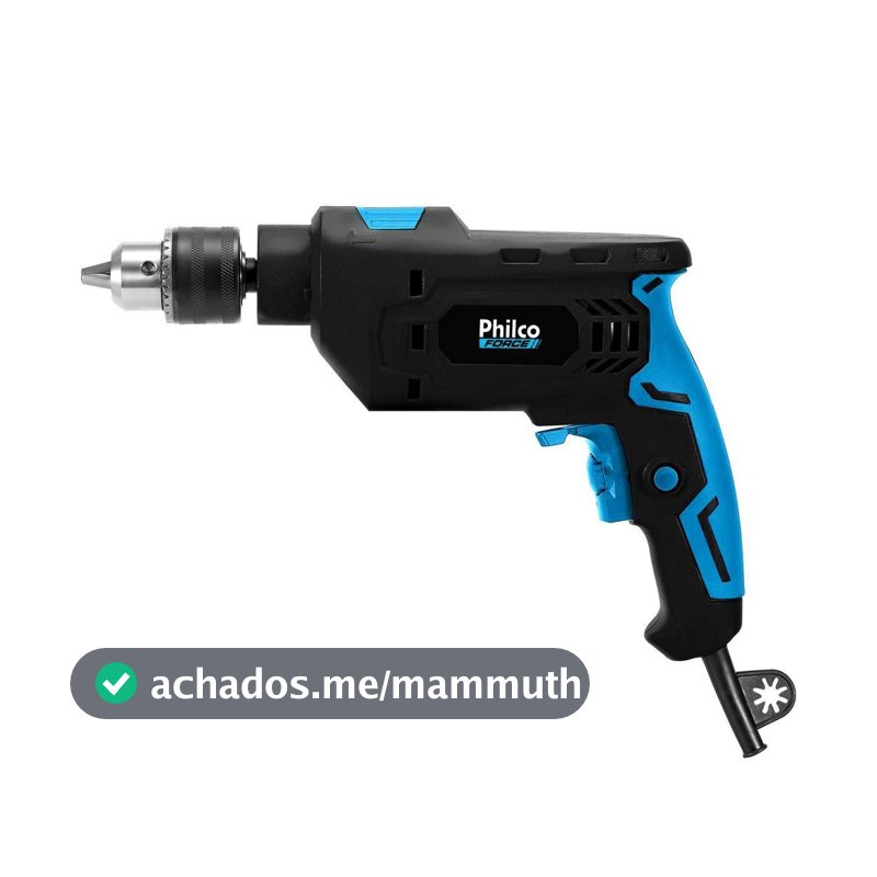 Furadeira Philco Force 3000 RPM Mandril 13mm 850W PFU04