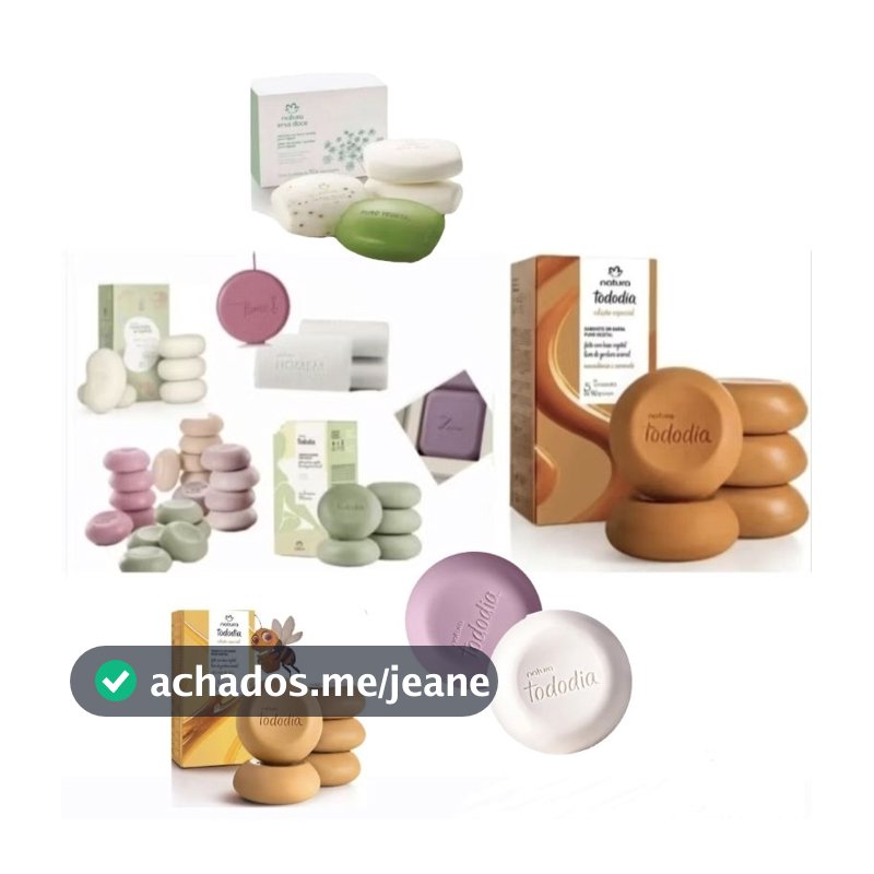 Natura sabonete unitario ou kit ou caixas uma FRAGRANCIA mmbb ERVA DOCE