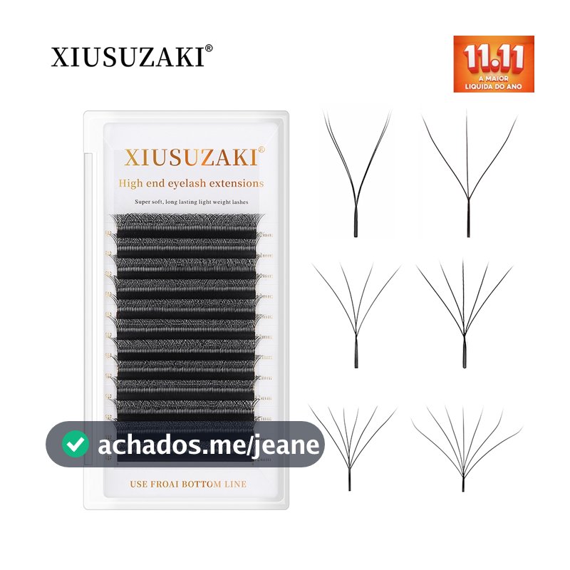 XIUSUZAKI Cílios yy 3D 4D 5D 6D 7D 8D W Floração Automática Premade Volume Brasileiro Naturais Para Extensão De Cílios