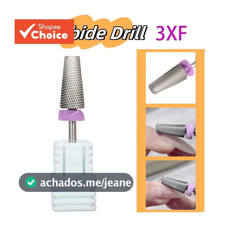 Profissional XXF Carboneto Prego Fresa De Alta Precisão Broca De Tungstênio Para Manicure Rotativa Elétrica