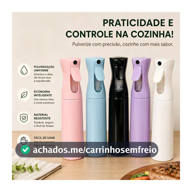 Spray Borrifador Névoa Fina 200ml Para Maquiagem Cuidados Com a Pele Hidratação Facial Prático