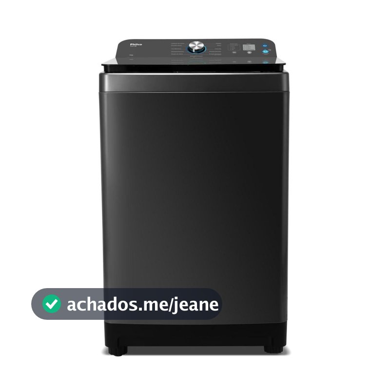 Máquina de Lavar 14 Kg Philco 12 Programas Titânio PLR14B
