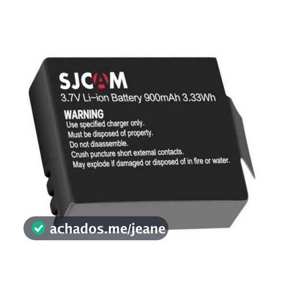 Bateria Sjcam Sj4000 Sj5000 M10 Para Cameras De Ação 4k Gopro