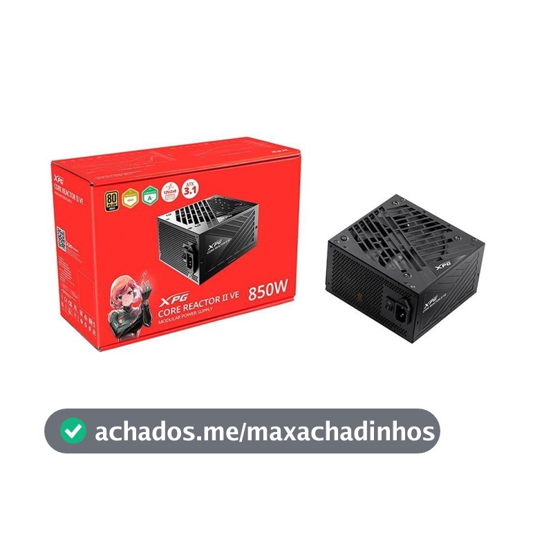 Fonte XPG Core Reactor II VE 850W Modular 80 Plus Gold