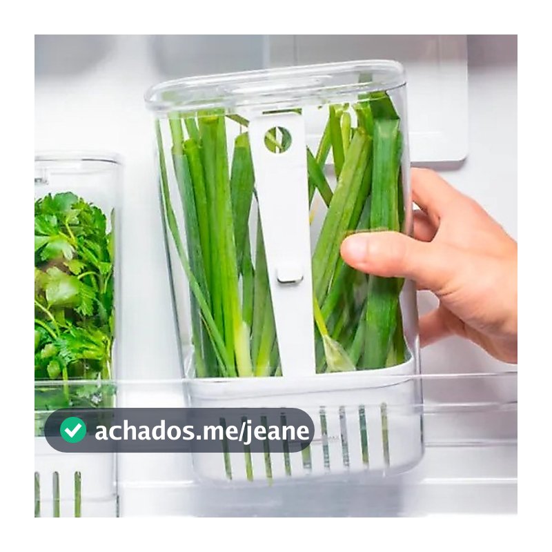 Organizador De Temperos Clear Fresh Natural Transparente 1,5/2,3 Litros - OU