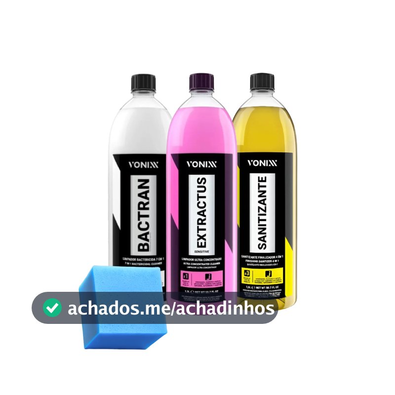 Kit Bactran Sanitizante Extractus 1,5L Vonixx