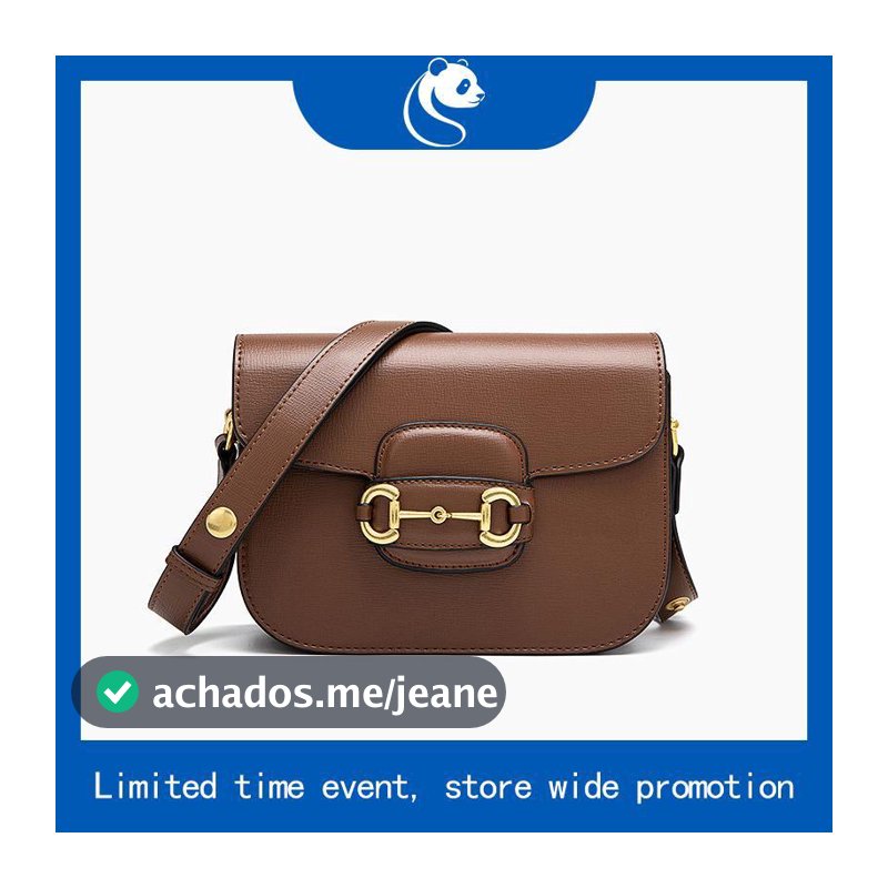 [Recomendação de venda quente] nicho Design High-End bolsa feminina Retro Horsebit 1955 sela saco feminino presbiopia om