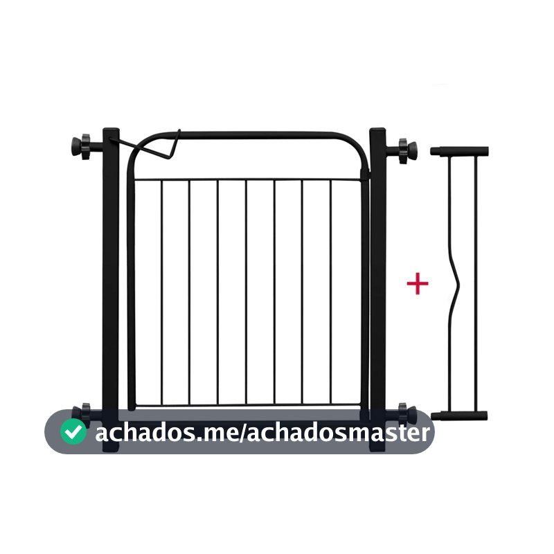 Grade Portão de Proteção Pet Cachorro Cães Crianças Bebes 69cm A 84 Cm Promoção Envio Imediato