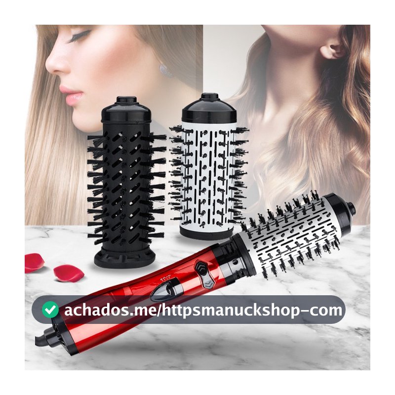 Escova Rotativa Elétrica Secador de cabelo Professinal 2 em 1  110v e 220v