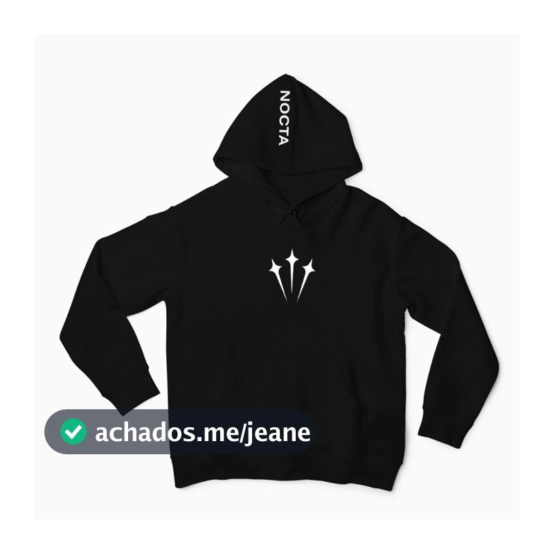 Moletom Nocta Drke Algodão Streetwear Trapstar Com Capuz Adulto e Infantil Unissex