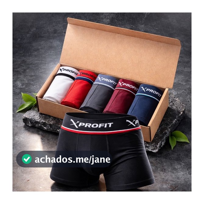 Kit com 3 e 5 Cuecas Box de ALGODÃO Adulta Antialergico Masculina Boxer Cotton Confortável Respirável Premium