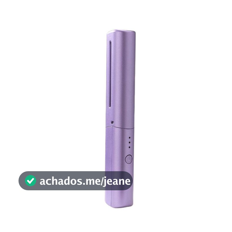 Escova De Alisamento Capilar Alisador De Cabelo Aquecido Recarregável Mini Pente Portátil