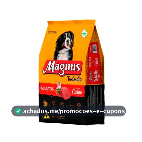 Ração Magnus Todo Dia Cães Adultos Carne 15kg
