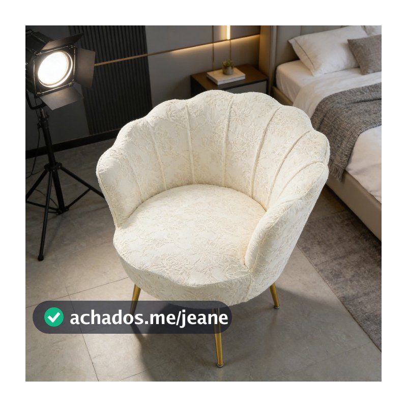 Capa De Cadeira Penteadeira Poltrona De Pétala De Flor Elástica Jacquard Maquiagem Banco Slipcover Anti-gato