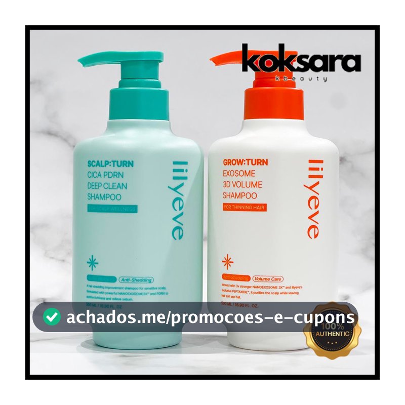 Lilyeve Growton 3D Volume / Scalpturn Cica PDRN Shampoo 500ml 2 Types
