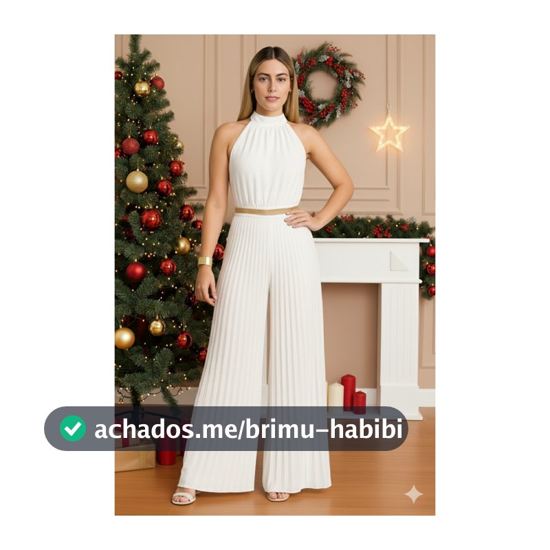 Macacão Longo Feminino Plissado Elegante - Festas de Casamentos Formaturas