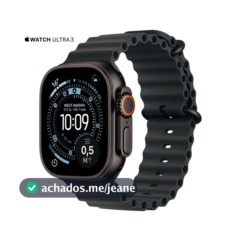 Relógio Apple Watch Ultra 3 49mm GPS + Cellular com Pulseira Original