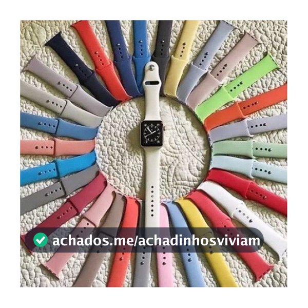 Pulseira de silicone para Smartwatch 44mm 40mm 38mm 42mm cinto de borracha smartwatch pulseira iwatch