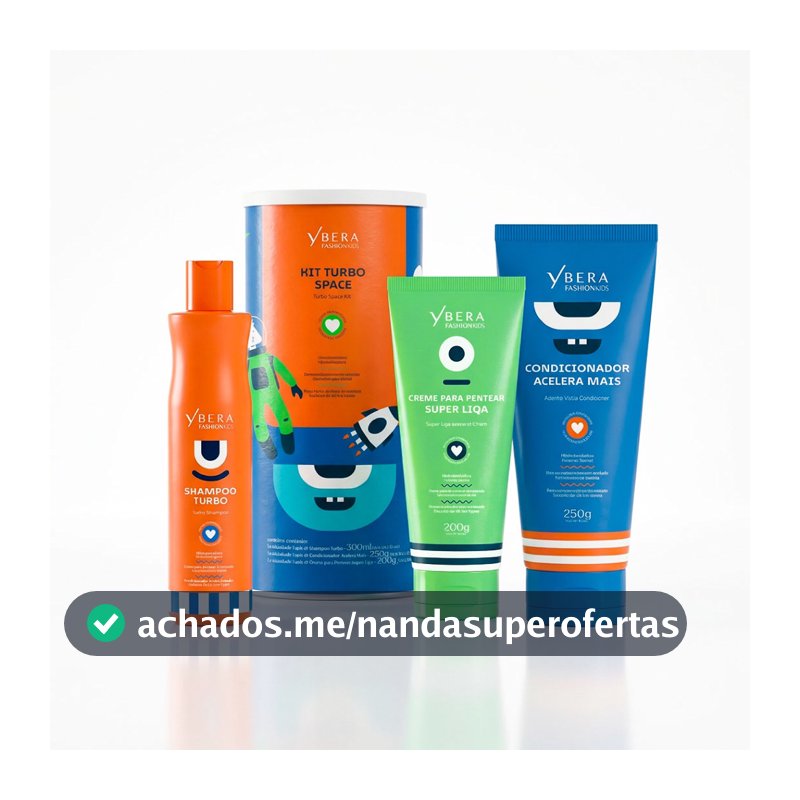 Kit Cronograma Capilar Kids para Menino - Fashion Gold