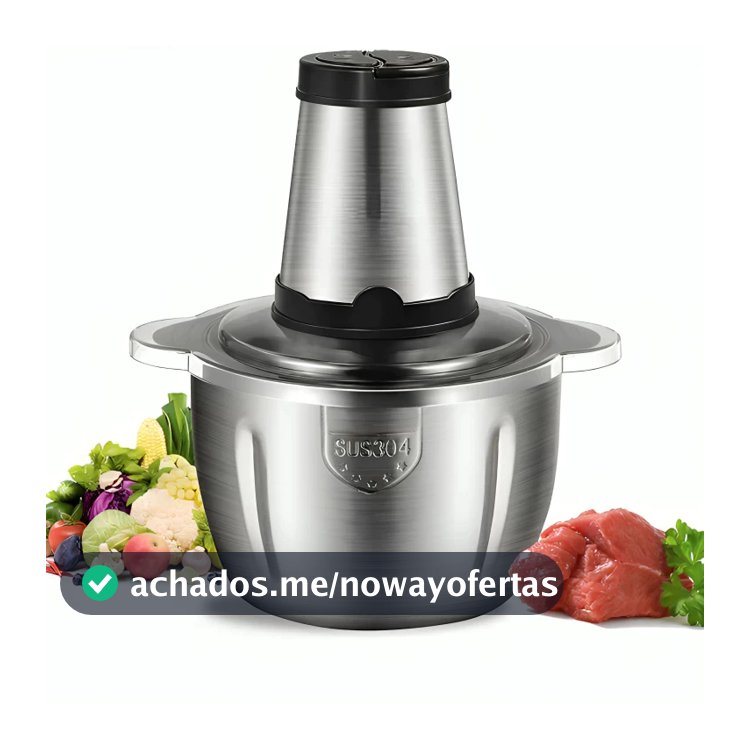 Processador Triturador Elétrico Picador De Alimentos Moedor De Carne Mixer Elétrica Processador Cozinha Casa Alho