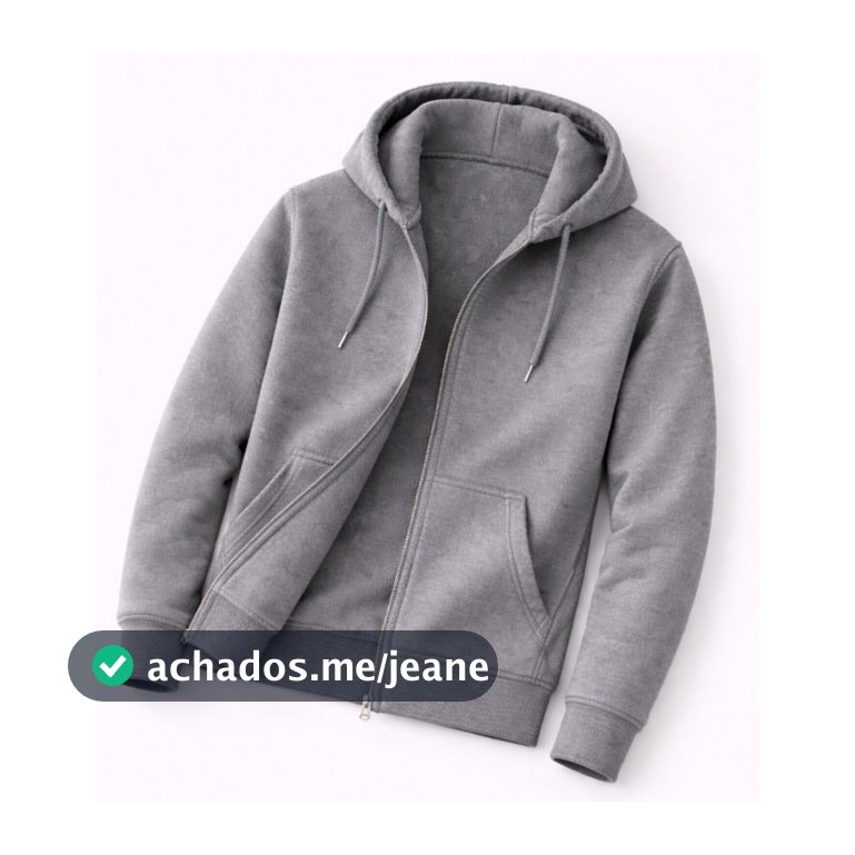 Moletom Ziper Feminino Aberto Estilosa Jaqueta Casaco Com Capuz e Bolso de Frio