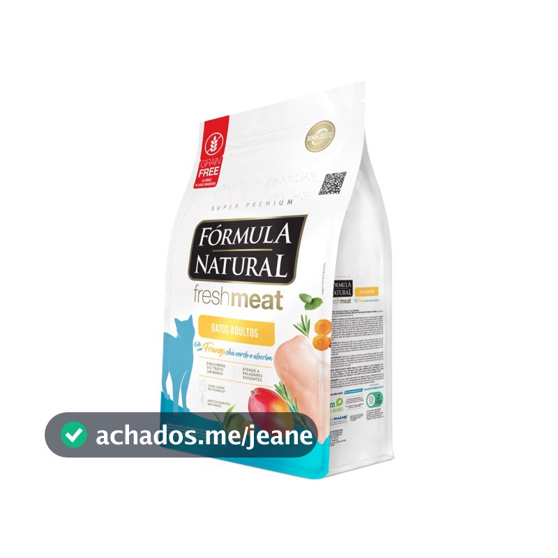 Ração Fórmula Natural Fresh Meat Gatos Adultos Sabor Frango 10,1kg Adimax