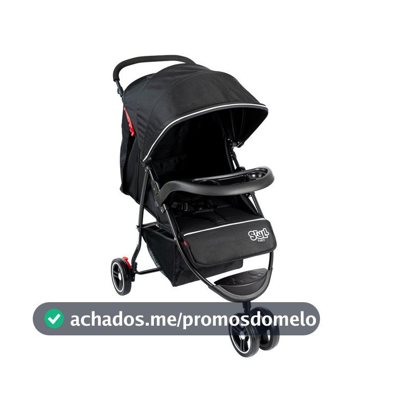 Carrinho De Bebê 3 Rodas Passeio Até 15kgs Styll Baby
