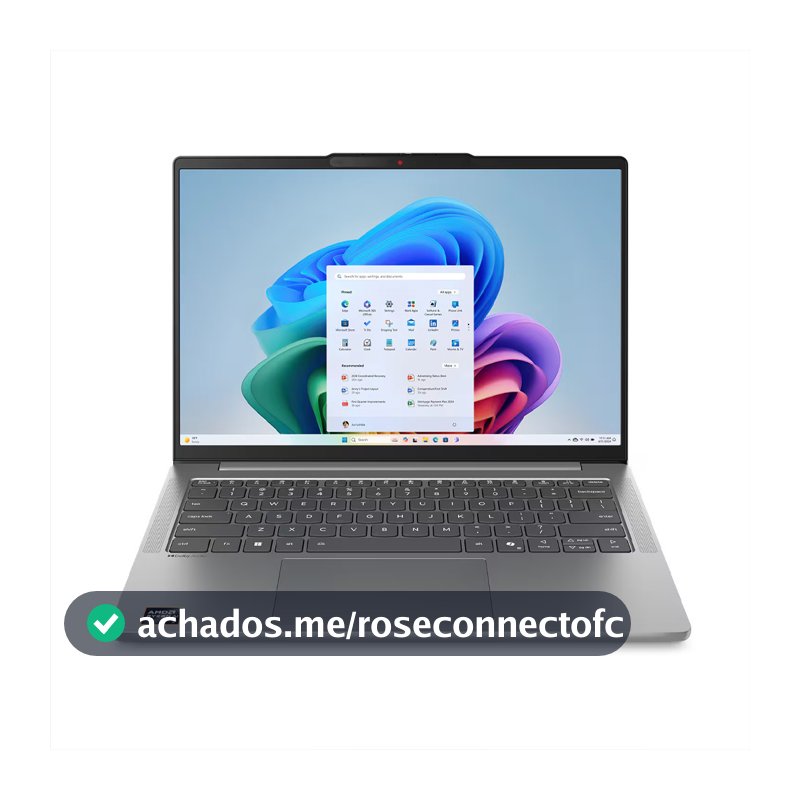 Notebook 14P Ideapad Slim 5 83NJ0002BR mais PC AMD Ryzen AI 5 330 SSD Luna Gray Lenovo
