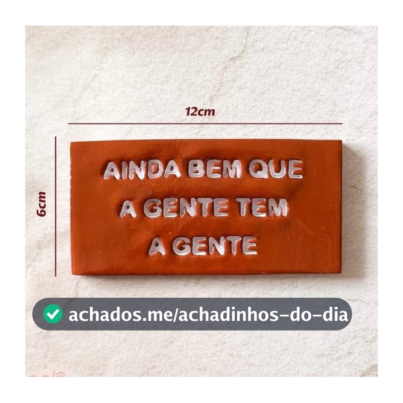 Plaquinhas de Cerâmica Fria Artesanais para Presentes e Decoração