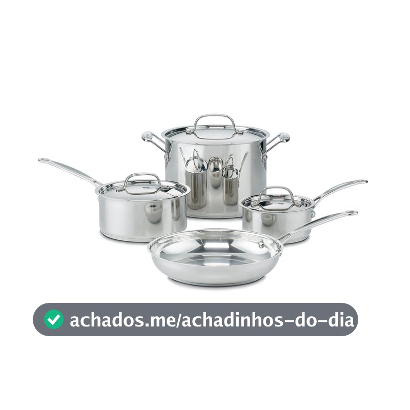 Conjunto de Panelas Chefs Classic 7 Unidades Cuisinart ®