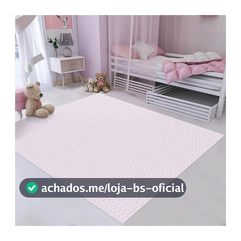 Tapete quarto infantil 1,00 X 1,40 Antiderrapante 100% Algodão menino/menina/criança/kids
