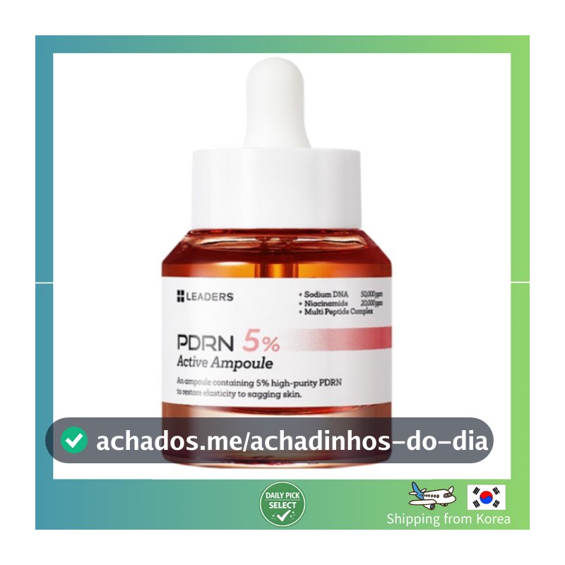 [LEADERS] Coreano Skincare PDRN 5 % Ampola Ativa 30ml