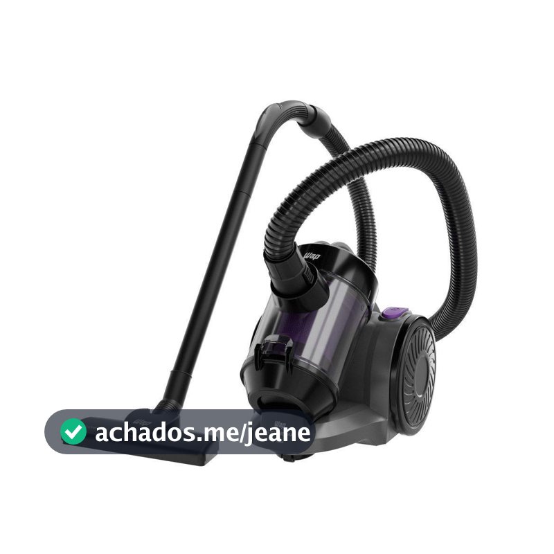 Wap Aspirador de Pó Wap Cyclone Max 1500w 2,5L Enrolador de Cabo automático Preto