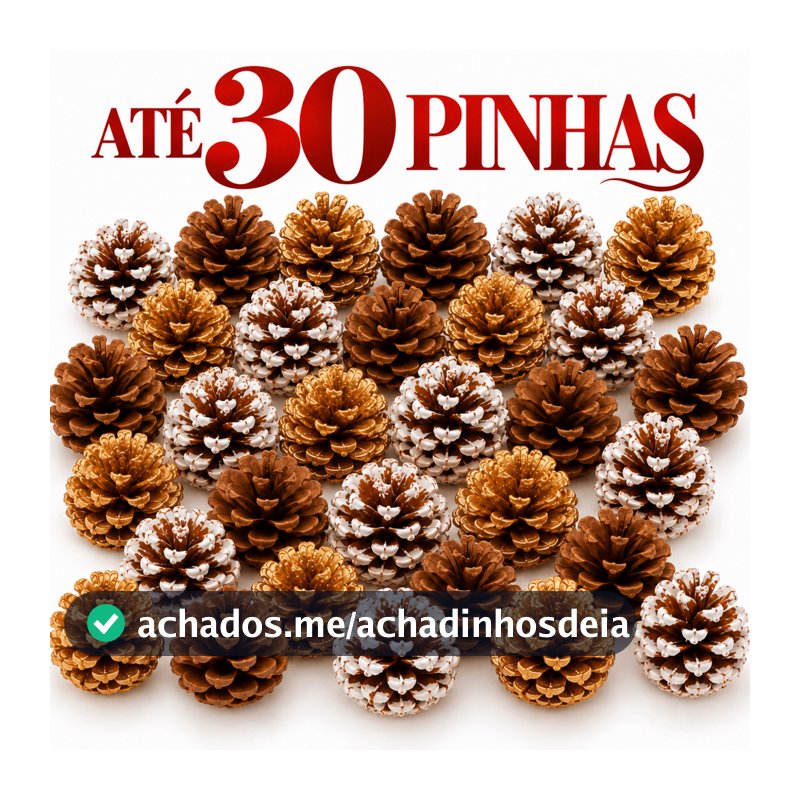 Pinhas Natal Enfeite Natural Decoração Pendente Artesanato Guirlanda Natalina