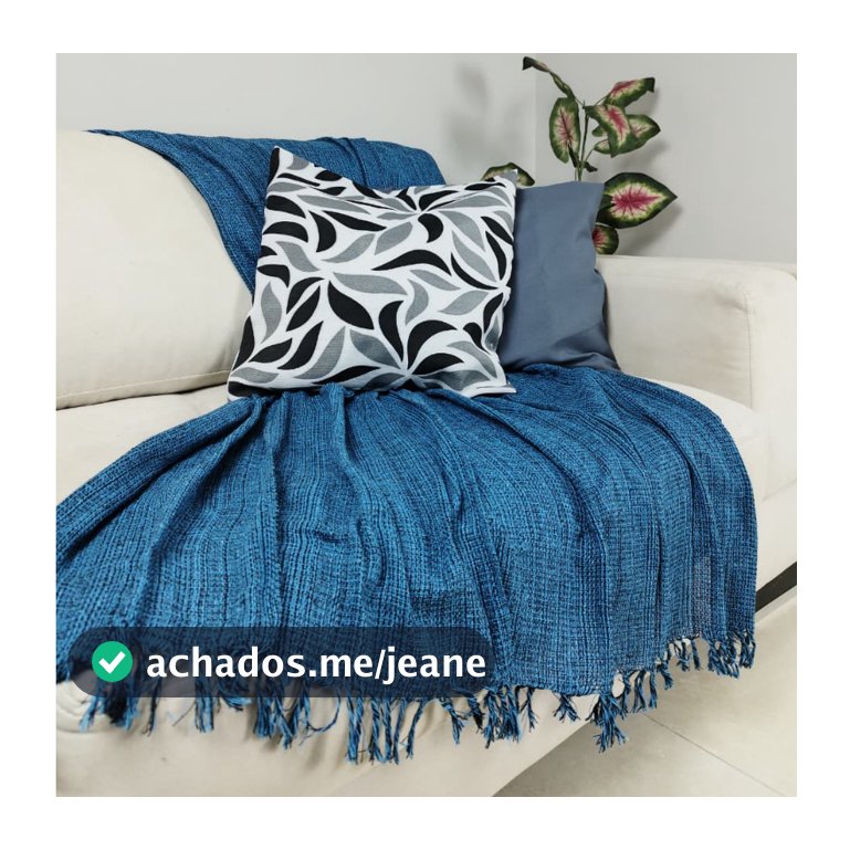 Manta Para Sofá 210cm x 120cm Decorativa E Protetora 100% Algodão | Capa para Colchão   | SUV