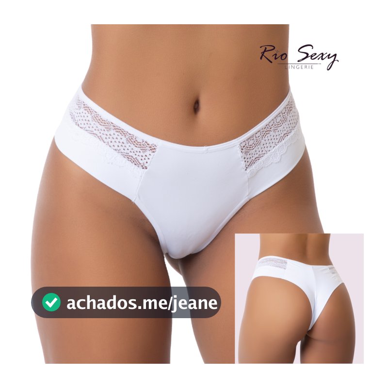Kit 5 calcinha fio duplo cintura alta detalhe renda, tanga microfibra poliamida de fábrica, calcinha de microfibra