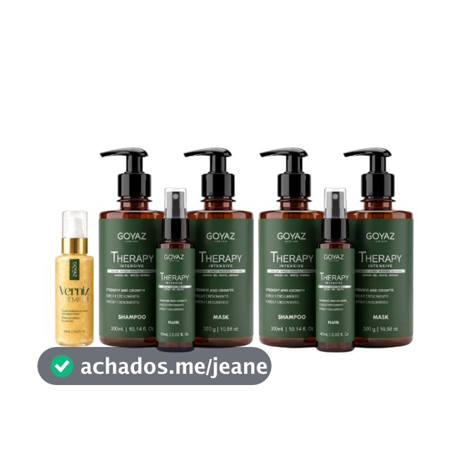 Combo Com 2 Kits Terapia Capilar - Tratamento para caspas + Óleo Reparador Brinde